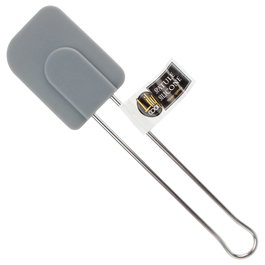 Lily Cook Espátula de Silicona Surtida - Resistente y Flexible - 6x1.2 cm, H.24 cm - Colores Fucsia, Turquesa, Gris