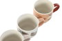 DKD Home Decor Juego de 4 tazas de porcelana Gatitos Multicolor 300ml
