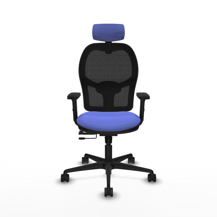 PIQUERAS Y CRESPO Silla de oficina Jorquera Azul claro y Negro