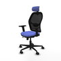 PIQUERAS Y CRESPO Silla de oficina Jorquera Azul claro y Negro