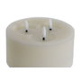 DKD Home Decor Vela Led Beige 15 x 15 x 7 cm