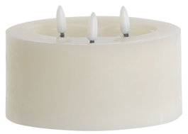 DKD Home Decor Vela Led Beige 15 x 15 x 7 cm