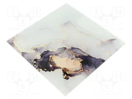 ORNO Panel decorativo de vidrio color granito 170x170x10mm