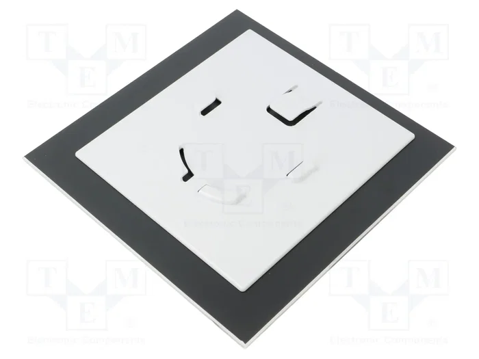 ORNO Panel decorativo de vidrio color granito 170x170x10mm