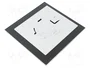 ORNO Panel decorativo de vidrio color granito 170x170x10mm