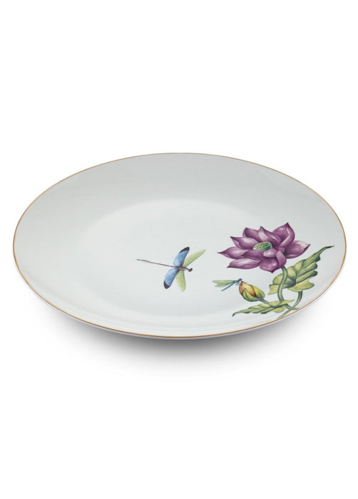 Hermia DNR0066 Juego de Platos de Servicio en Porcelana, 6 Piezas, 27x27x2cm