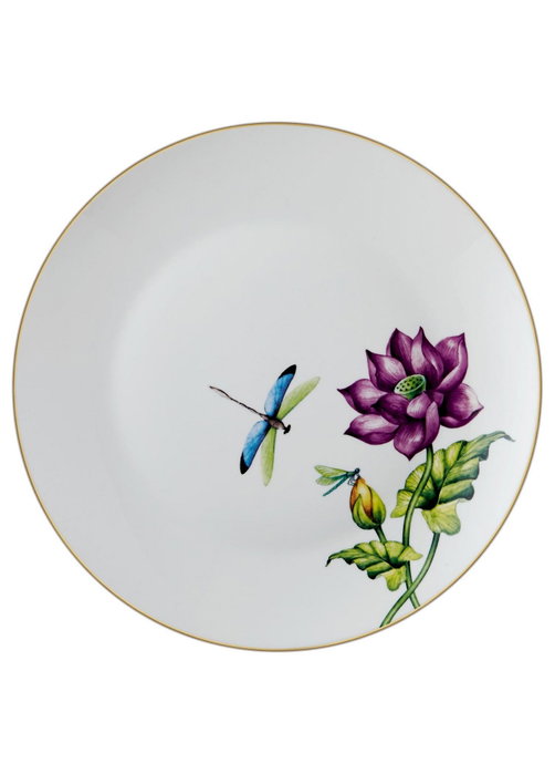 Hermia DNR0066 Juego de Platos de Servicio en Porcelana, 6 Piezas, 27x27x2cm