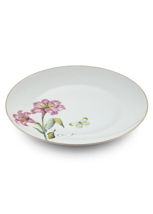 Hermia DNR0066 Juego de Platos de Servicio en Porcelana, 6 Piezas, 27x27x2cm