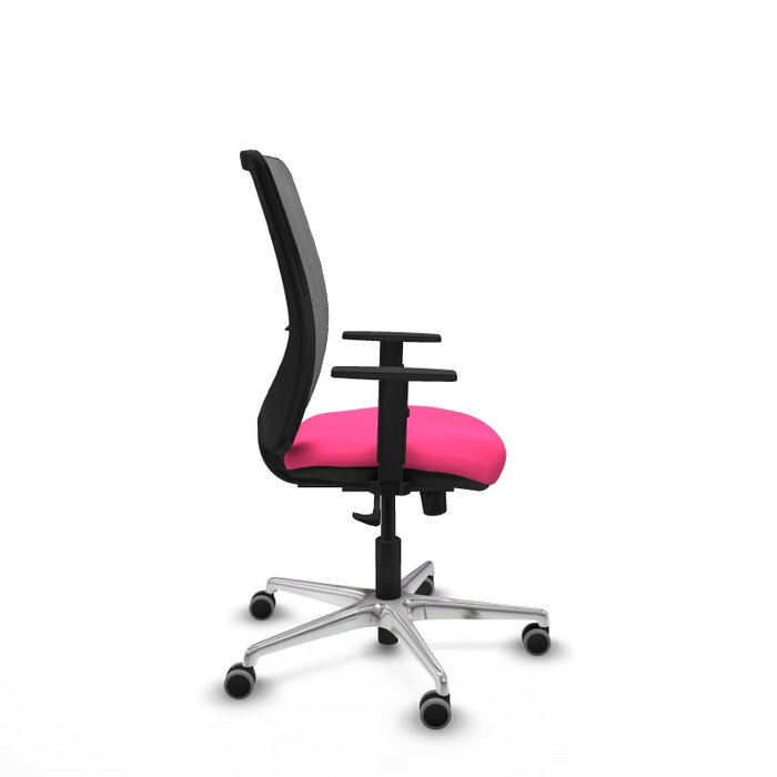 PIQUERAS Y CRESPO Silla de oficina Zulema Rosa y Gris PIQUERAS Y CRESPO Silla de oficina Zulema Rosa y Gris