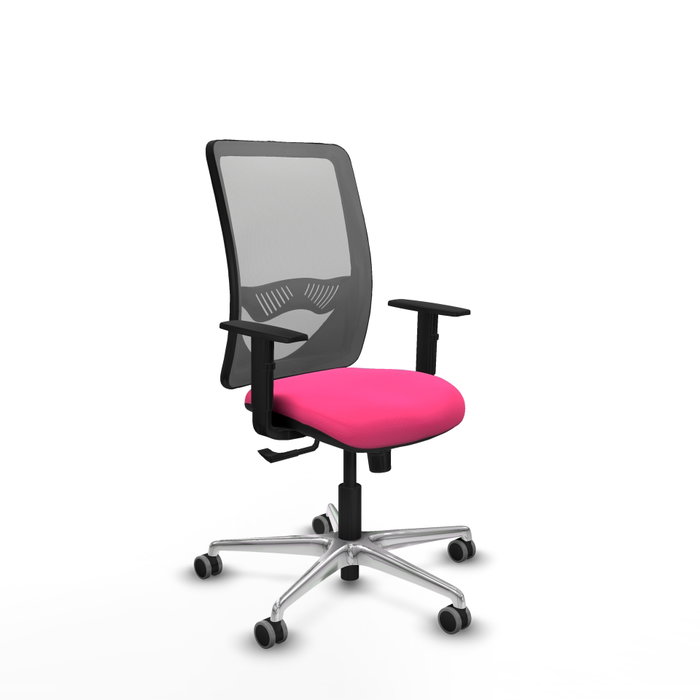 PIQUERAS Y CRESPO Silla de oficina Zulema Rosa y Gris PIQUERAS Y CRESPO Silla de oficina Zulema Rosa y Gris