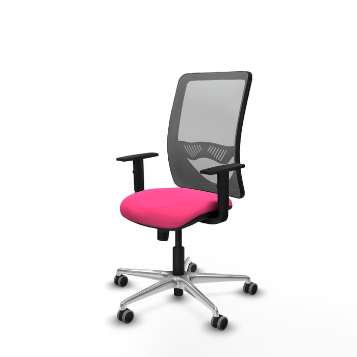 PIQUERAS Y CRESPO Silla de oficina Zulema Rosa y Gris PIQUERAS Y CRESPO Silla de oficina Zulema Rosa y Gris