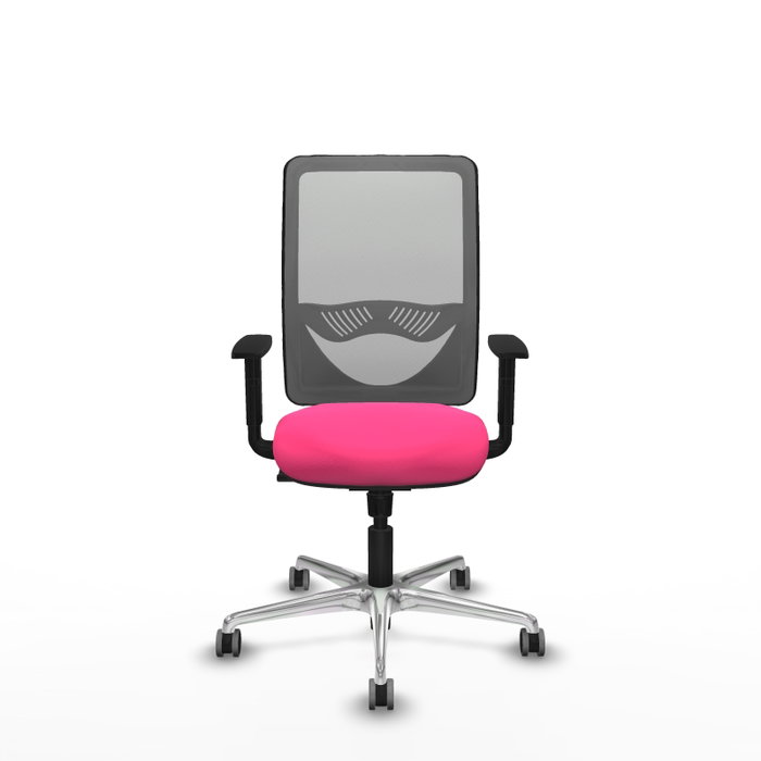 PIQUERAS Y CRESPO Silla de oficina Zulema Rosa y Gris PIQUERAS Y CRESPO Silla de oficina Zulema Rosa y Gris