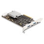 DeLOCK 90097 Tarjeta PCI Express x8 con 2 x USB 20 Gbps Tipo-C y 2 x USB 10 Gbps Tipo-A