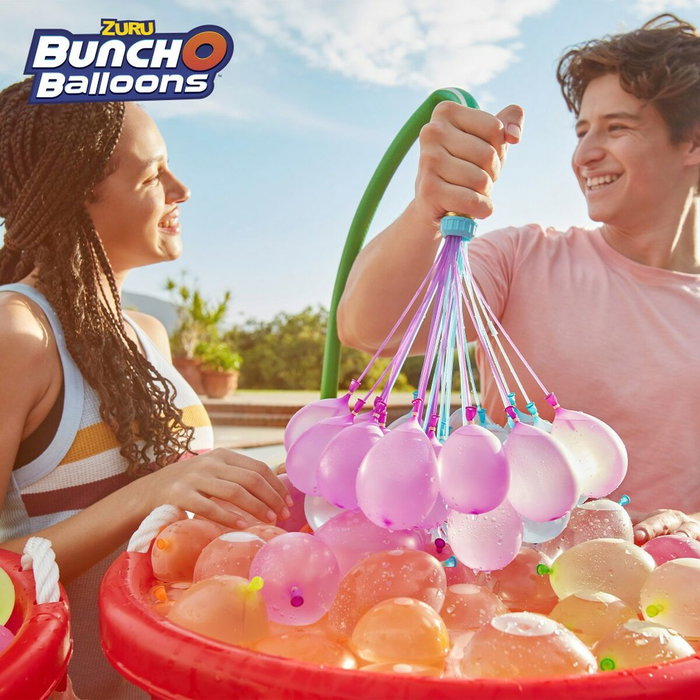 Globos de Agua con Inflador Zuru Bunch-o-Balloons 24 Unidades Globos de Agua con Inflador Zuru Bunch-o-Balloons 24 Unidades
