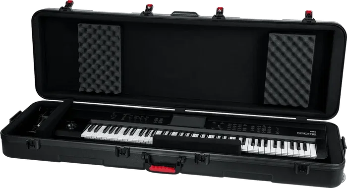 GATOR Gtsa Estuche Polietileno Piano 88 Notas Slim Negro