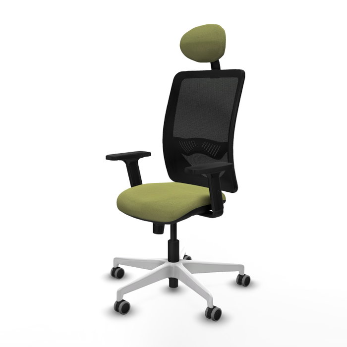 PIQUERAS Y CRESPO Silla de oficina Zulema Verde oliva con mecanismo Sincro PIQUERAS Y CRESPO Silla de oficina Zulema Verde oliva con mecanismo Sincro