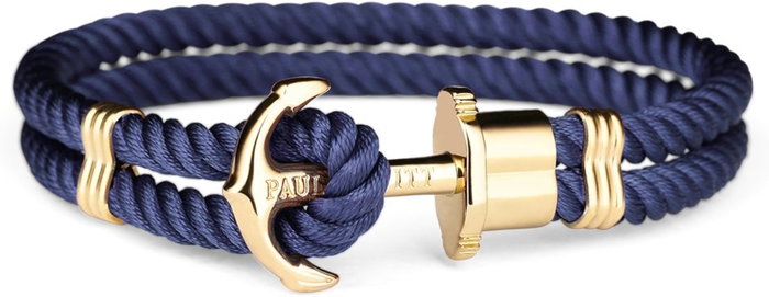 Paul Hewitt Pulsera de Tela Azul PH-N-G-N-M Paul Hewitt Pulsera de Tela Azul PH-N-G-N-M