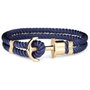 Paul Hewitt Pulsera de Tela Azul PH-N-G-N-M