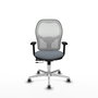 PIQUERAS Y CRESPO Silla de oficina Jorquera Gris y Blanco