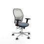 PIQUERAS Y CRESPO Silla de oficina Jorquera Gris y Blanco