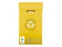 Liderpapel Contenedor Papelera Reciclaje para Envases 70L Amarillo 450x350x650mm Cartón Reciclado
