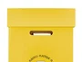 Liderpapel Contenedor Papelera Reciclaje para Envases 70L Amarillo 450x350x650mm Cartón Reciclado