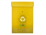 Liderpapel Contenedor Papelera Reciclaje para Envases 70L Amarillo 450x350x650mm Cartón Reciclado