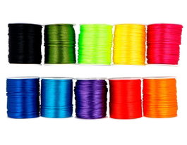 Innspiro Set de hilos cola de ratón 2mm, 10 colores, rollos de 50m