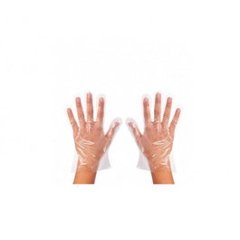 Bifull Guantes Desechables Polietileno HDPE 0.4g/pc (Pack 100 Unids)
