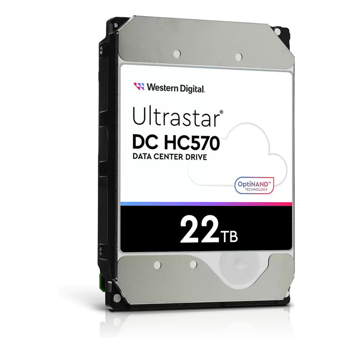 Western Digital 22TB Ultrastar DC HC570 HDD - 3.5" SATA III, 7200RPM, 512MB Cache, para Servidor/Estación de Trabajo