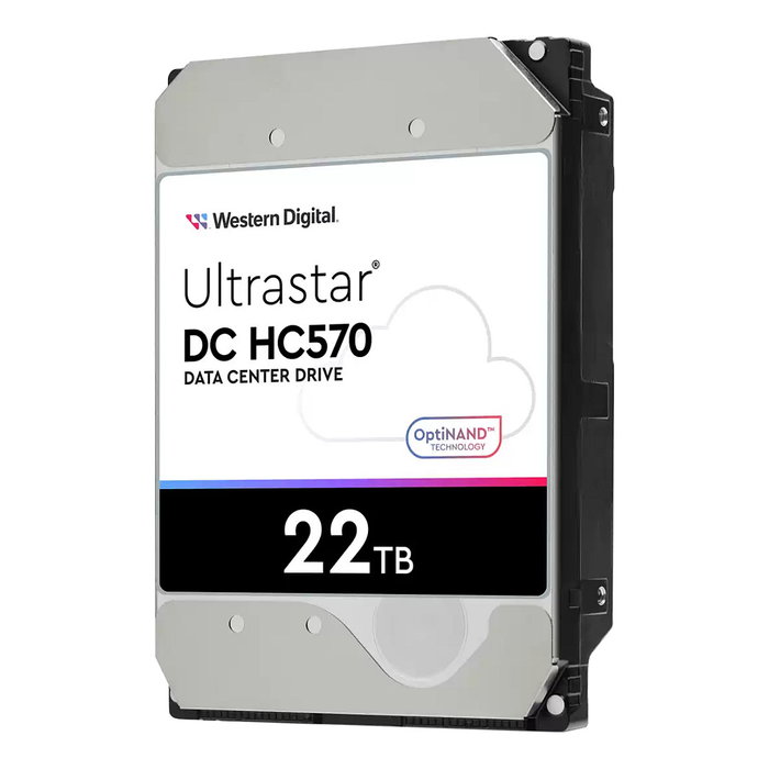 Western Digital 22TB Ultrastar DC HC570 HDD - 3.5" SATA III, 7200RPM, 512MB Cache, para Servidor/Estación de Trabajo