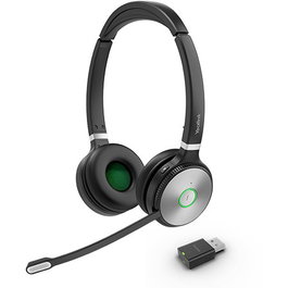 Yealink WH62 Dual Portable Auriculares Inalámbricos DECT Binaural Diadema Negro Gris