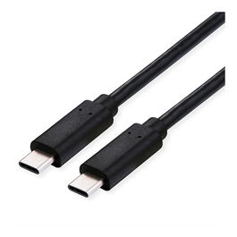 VALUE 11.99.9091 Cable USB4 Gen 3x2 (40GBS) USB-C a USB-C, 0.5m, Negro