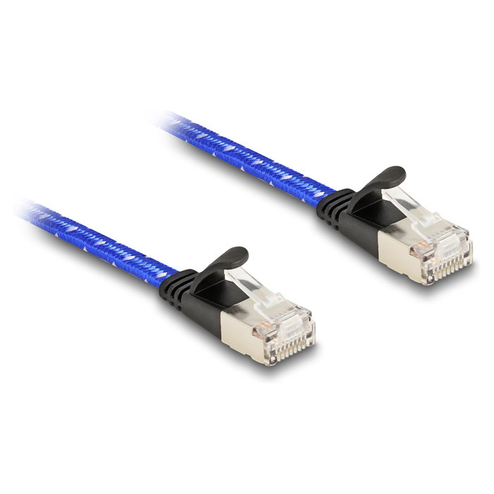 DeLOCK Cable de red plano RJ45 Cat.6A U/FTP 5 m azul DeLOCK Cable de red plano RJ45 Cat.6A U/FTP 5 m azul