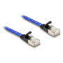 DeLOCK Cable de red plano RJ45 Cat.6A U/FTP 5 m azul