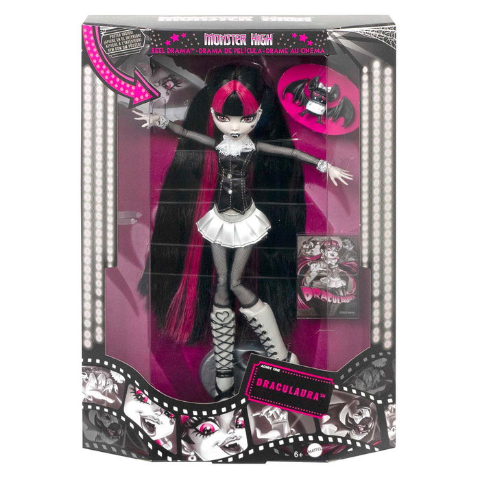 Monster High Hkn27 Muñeca Real Drama Draculaura, Colección Monstruo-secretos, con Pelo Extralargo y Accesorios, +6 Años Monster High Hkn27 Muñeca Real Drama Draculaura, Colección Monstruo-secretos, con Pelo Extralargo y Accesorios, +6 Años
