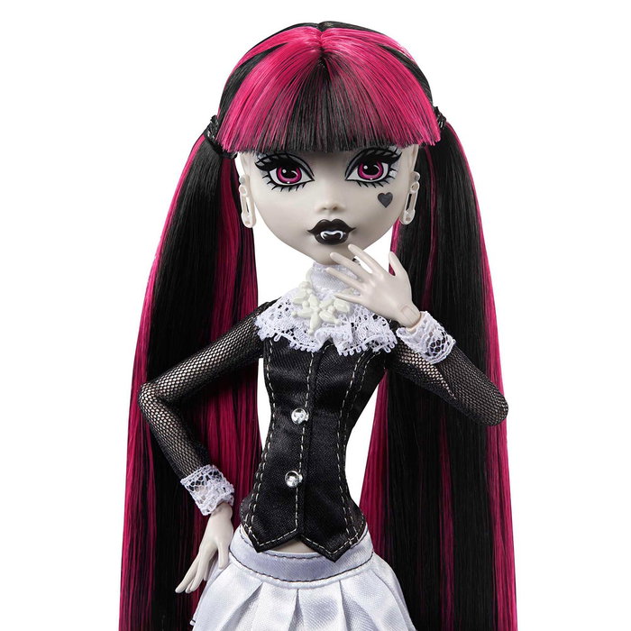 Monster High Hkn27 Muñeca Real Drama Draculaura, Colección Monstruo-secretos, con Pelo Extralargo y Accesorios, +6 Años Monster High Hkn27 Muñeca Real Drama Draculaura, Colección Monstruo-secretos, con Pelo Extralargo y Accesorios, +6 Años