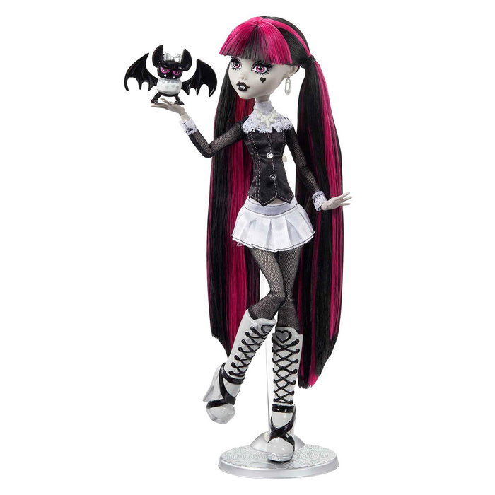 Monster High Hkn27 Muñeca Real Drama Draculaura, Colección Monstruo-secretos, con Pelo Extralargo y Accesorios, +6 Años Monster High Hkn27 Muñeca Real Drama Draculaura, Colección Monstruo-secretos, con Pelo Extralargo y Accesorios, +6 Años