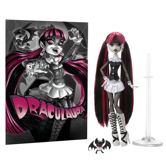 Monster High Hkn27 Muñeca Real Drama Draculaura, Colección Monstruo-secretos, con Pelo Extralargo y Accesorios, +6 Años Monster High Hkn27 Muñeca Real Drama Draculaura, Colección Monstruo-secretos, con Pelo Extralargo y Accesorios, +6 Años