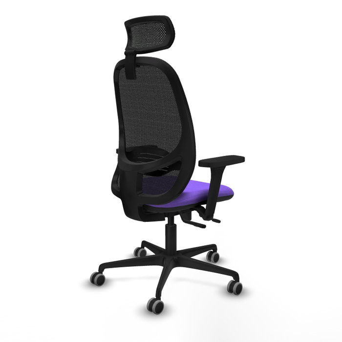 PIQUERAS Y CRESPO Silla de oficina Cilanco con mecanismo Sincro/Traslack, Lila y Negro PIQUERAS Y CRESPO Silla de oficina Cilanco con mecanismo Sincro/Traslack, Lila y Negro