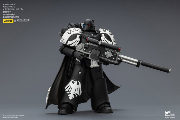 Joy Toy Warhammer 40,000 Figura Raven Guard Mor Deythan 12 cm