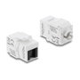 DeLOCK 90799 Módulo Keystone RJ45 Cat.6 UTP sin herramientas con tapa protectora