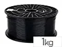 3d colido Filamento PLA 1.75 mm 1 kg Negro para Impresión 3D