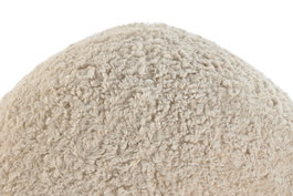 DKD Home Decor Cojín Suelo Boho Crudo Bucle 1c24 50 x 50 x 40 cm