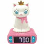 Lexibook Despertador con luz nocturna de gato 3D y efectos de sonido