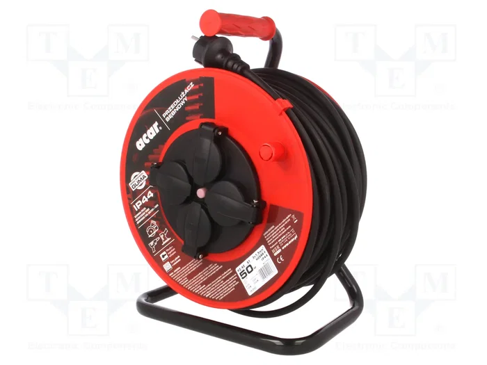 ACAR Prolongador de alimentación H05RR-F 3G1,5mm2 50m ACAR Prolongador de alimentación H05RR-F 3G1,5mm2 50m