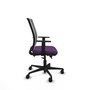 PIQUERAS Y CRESPO Silla de oficina Haches con mecanismo Sincro/Traslack, Morado y Gris