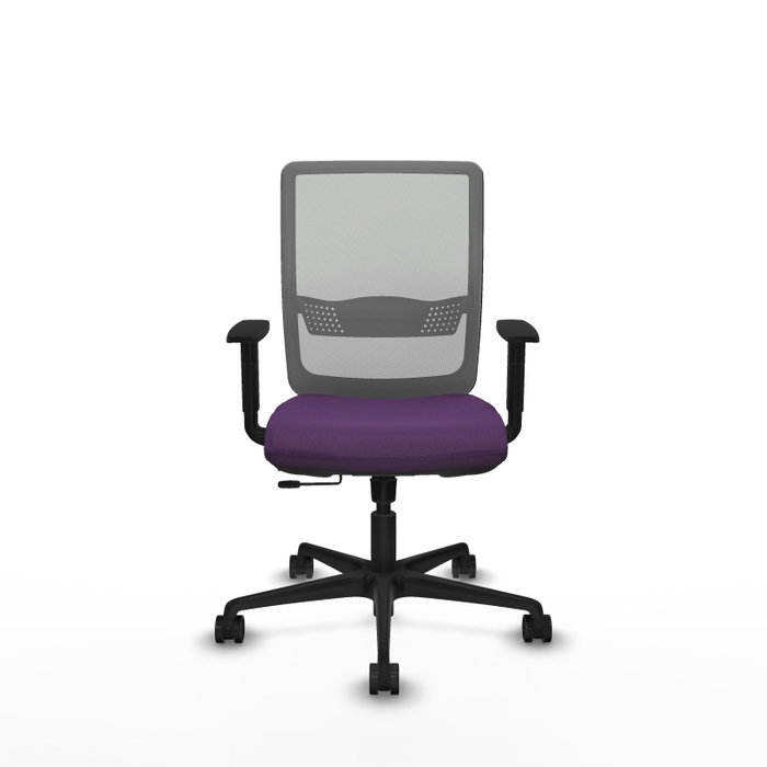 PIQUERAS Y CRESPO Silla de oficina Haches con mecanismo Sincro/Traslack, Morado y Gris PIQUERAS Y CRESPO Silla de oficina Haches con mecanismo Sincro/Traslack, Morado y Gris