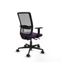 PIQUERAS Y CRESPO Silla de oficina Haches con mecanismo Sincro/Traslack, Morado y Gris