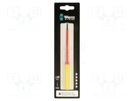 WERA Punta de Tallo Intercambiable Aislada Plana 2,5x0,4mm